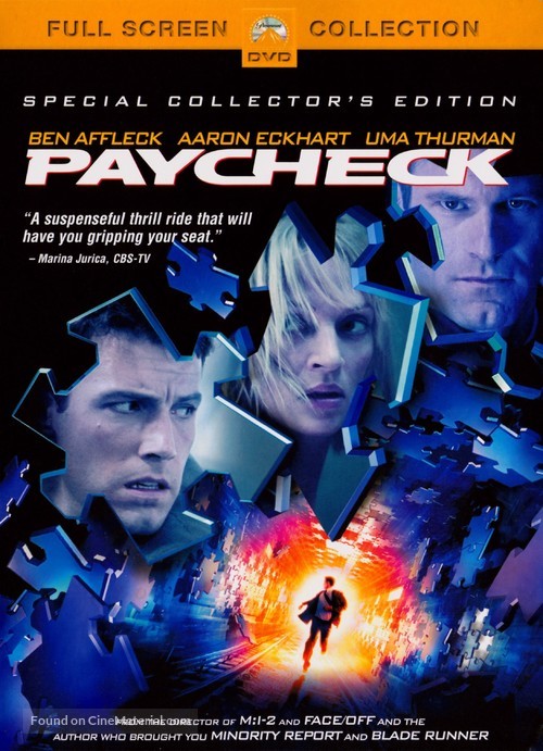 Paycheck - DVD movie cover