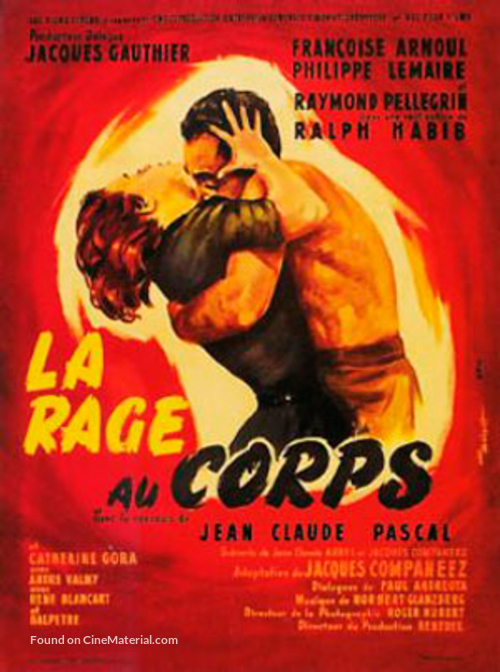 La rage au corps - French Movie Poster