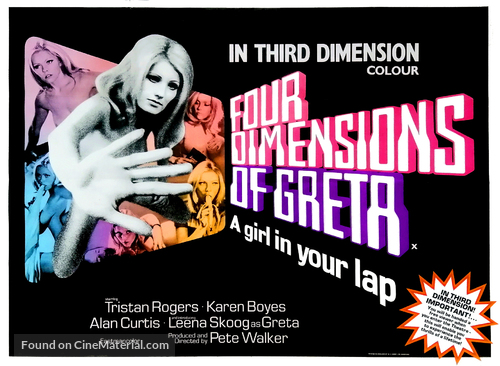 Four Dimensions of Greta - British Movie Poster