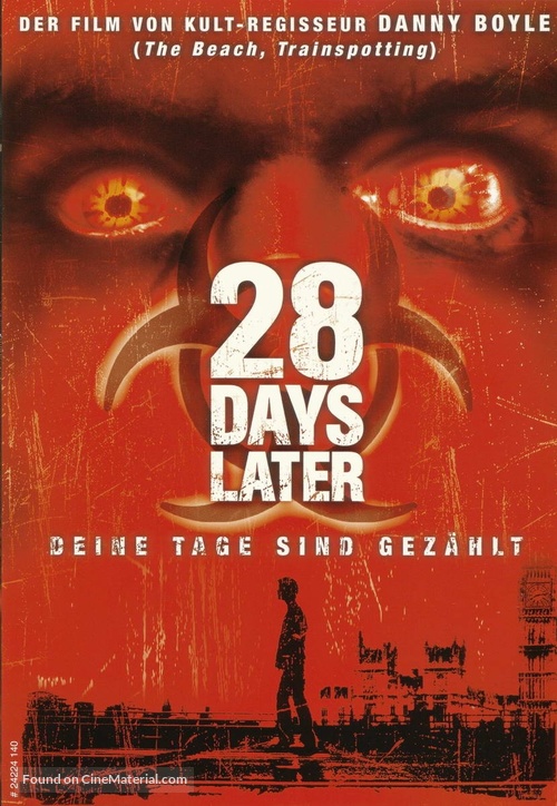 28 Days Later... - German DVD movie cover