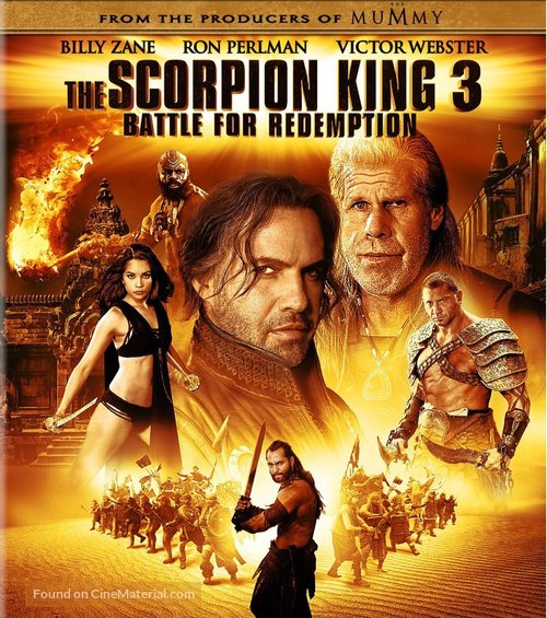 The Scorpion King 3: Battle for Redemption - Blu-Ray movie cover