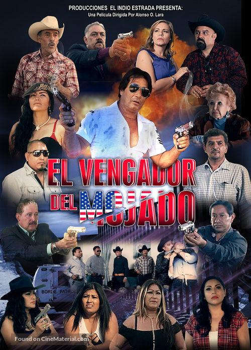 El Vengador Del Mojado - Mexican Movie Poster