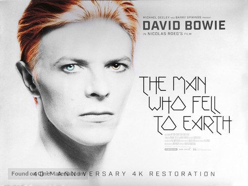 The Man Who Fell to Earth - British Movie Poster