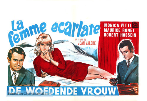 La femme &eacute;carlate - Belgian Movie Poster
