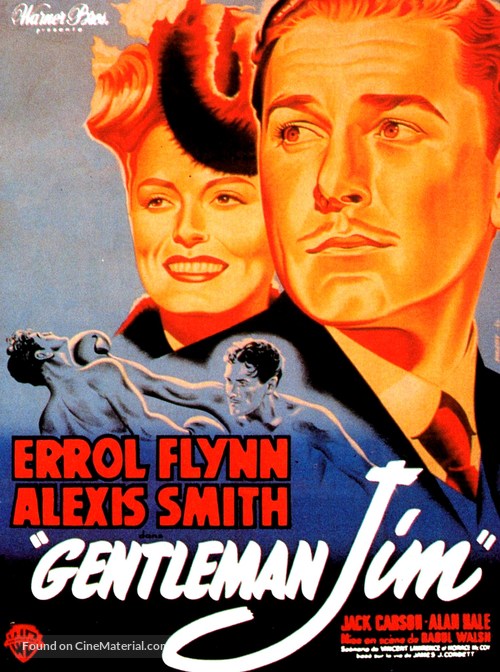Gentleman Jim - French Movie Poster