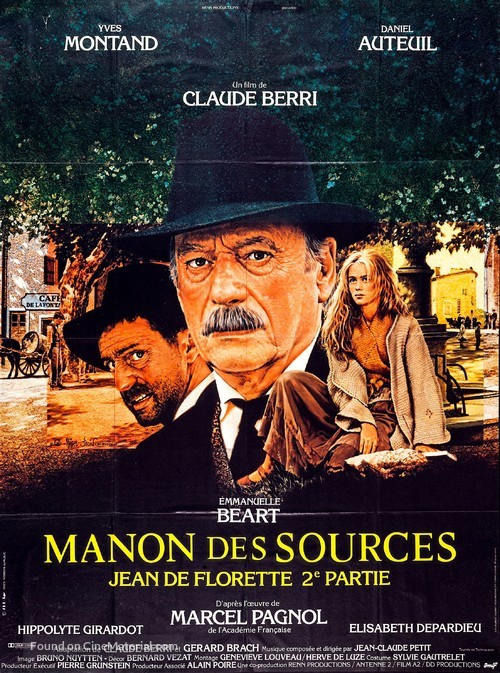 Manon des sources - French Movie Poster