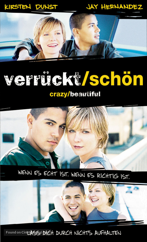 Crazy/Beautiful - German Movie Cover