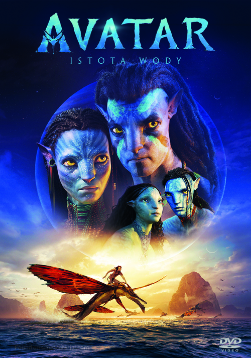 Avatar: The Way of Water - Polish DVD movie cover