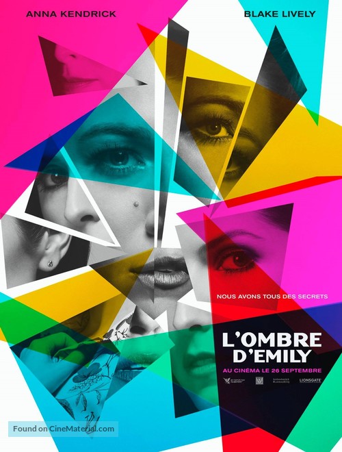 A Simple Favor - French Movie Poster