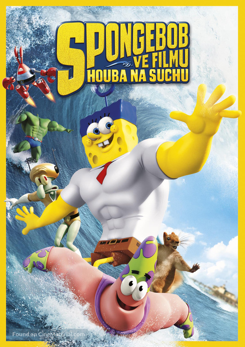 The SpongeBob Movie: Sponge Out of Water - Czech DVD movie cover