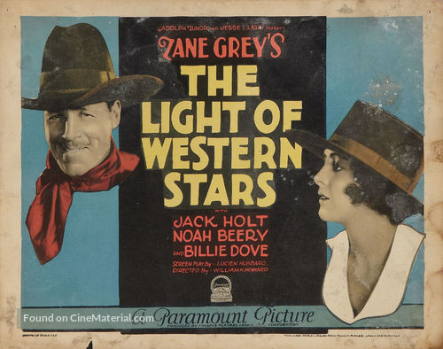 The Light of Western Stars - Movie Poster