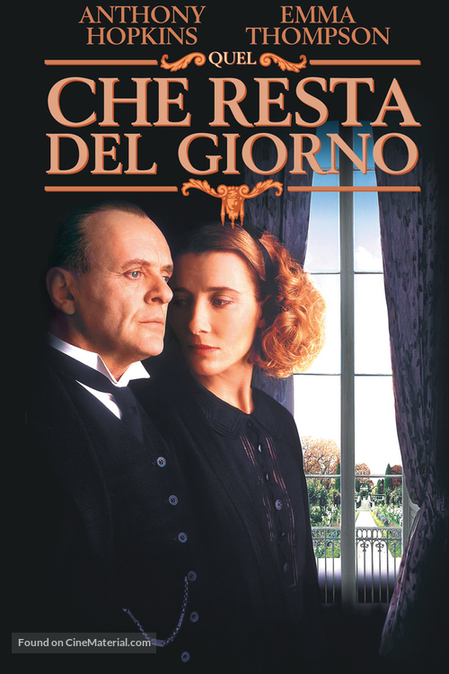 The Remains of the Day - Italian DVD movie cover