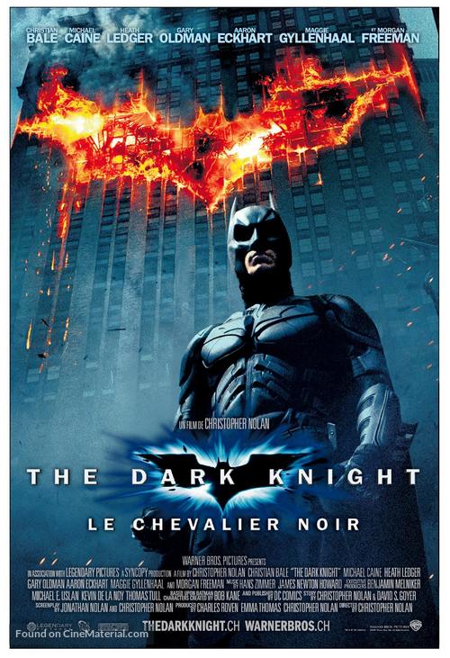 The Dark Knight - Swiss Theatrical movie poster