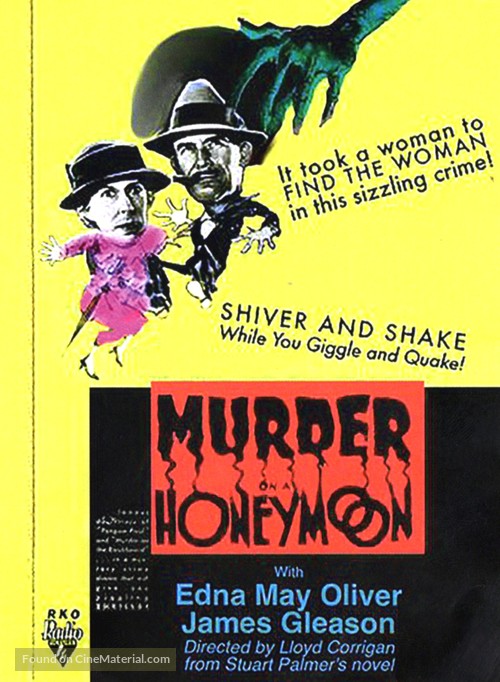 Murder on a Honeymoon - Movie Poster