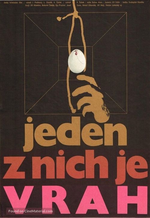 Jeden z nich je vrah - Czech Movie Poster