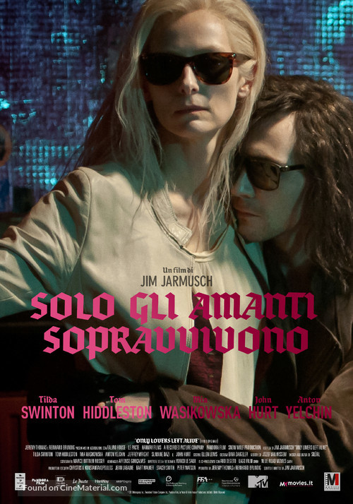 Only Lovers Left Alive - Italian Movie Poster