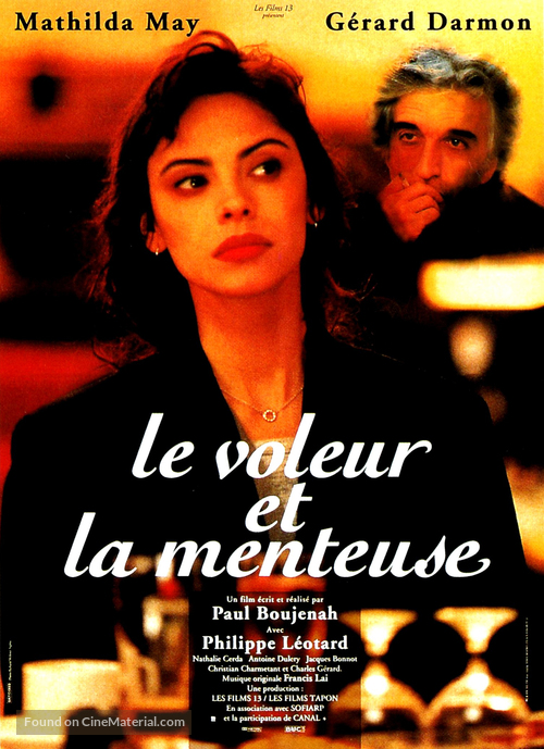 Le voleur et la menteuse - French Movie Poster