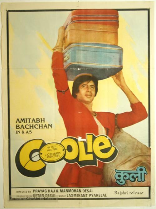Coolie - Indian Movie Poster