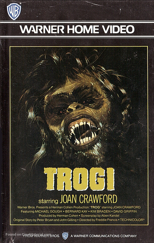 Trog - Finnish VHS movie cover
