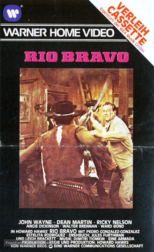 Rio Bravo - German Movie Cover