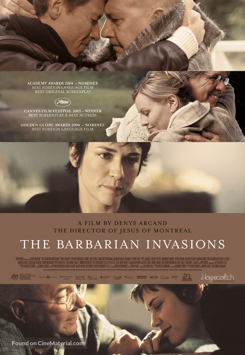 Invasions barbares, Les - Australian Movie Poster