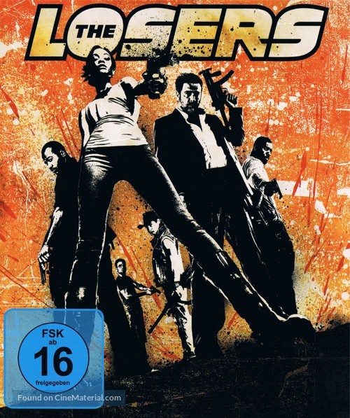 The Losers - German Blu-Ray movie cover