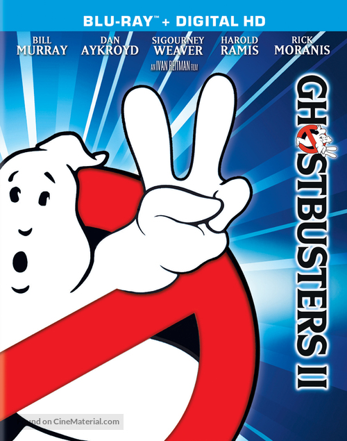 Ghostbusters II - Blu-Ray movie cover