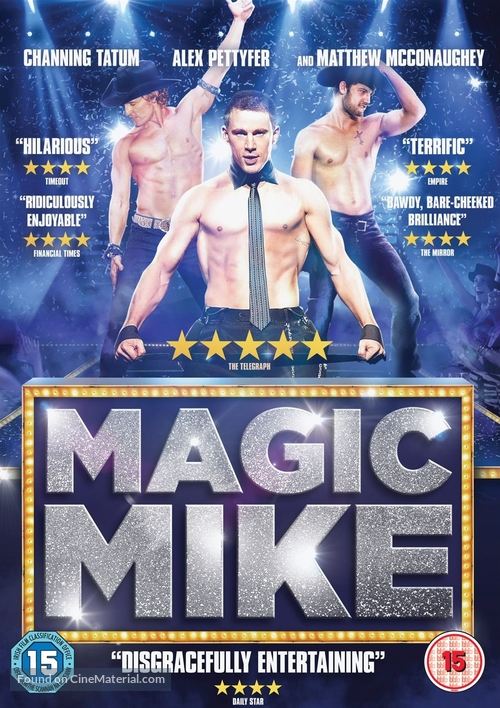 Magic Mike - British DVD movie cover