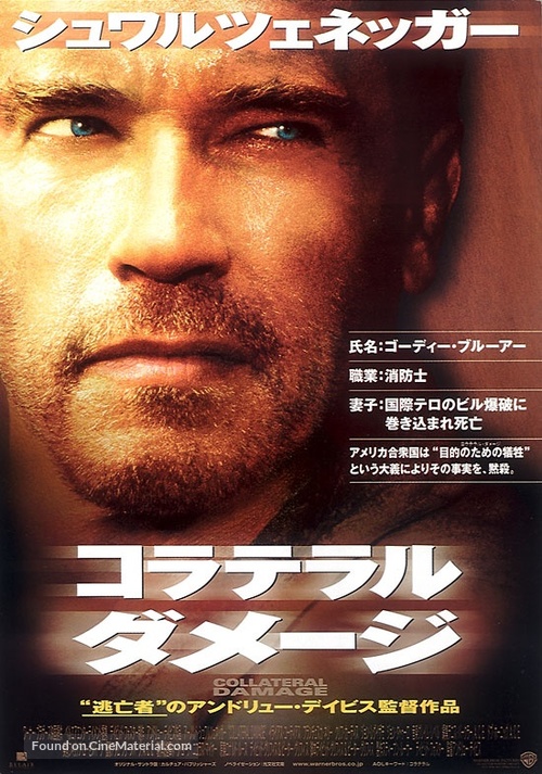 Collateral Damage - Japanese Movie Poster