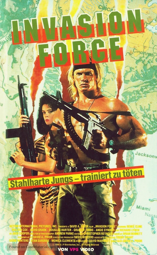 Invasion Force - German VHS movie cover