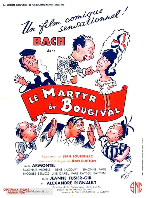 Le martyr de Bougival - French Movie Poster
