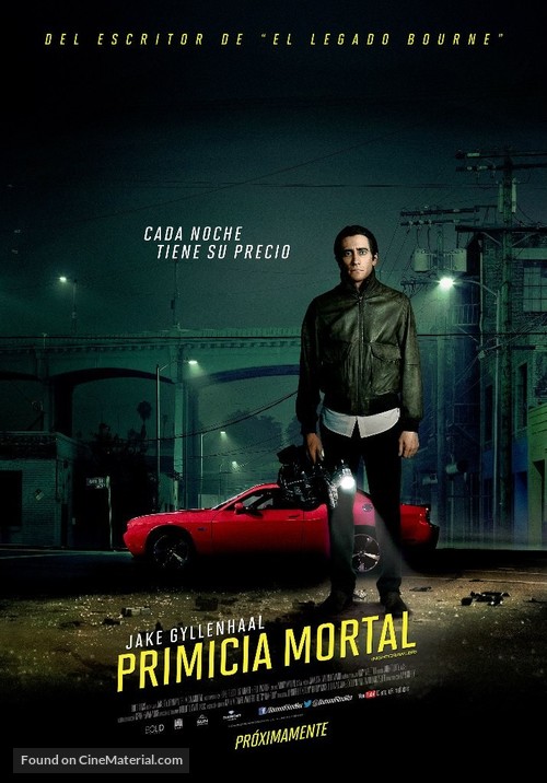 Nightcrawler - Mexican Movie Poster