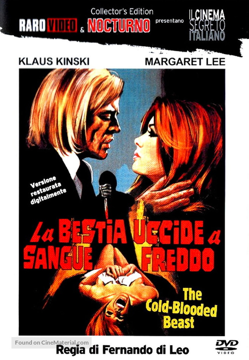 La bestia uccide a sangue freddo - Italian Movie Cover