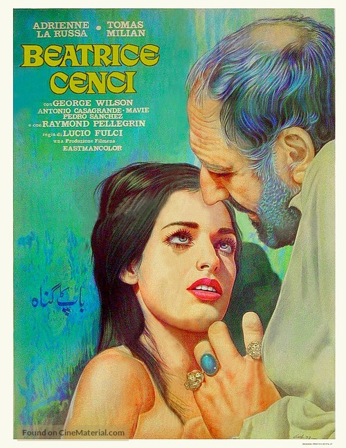 Beatrice Cenci - Italian Movie Poster