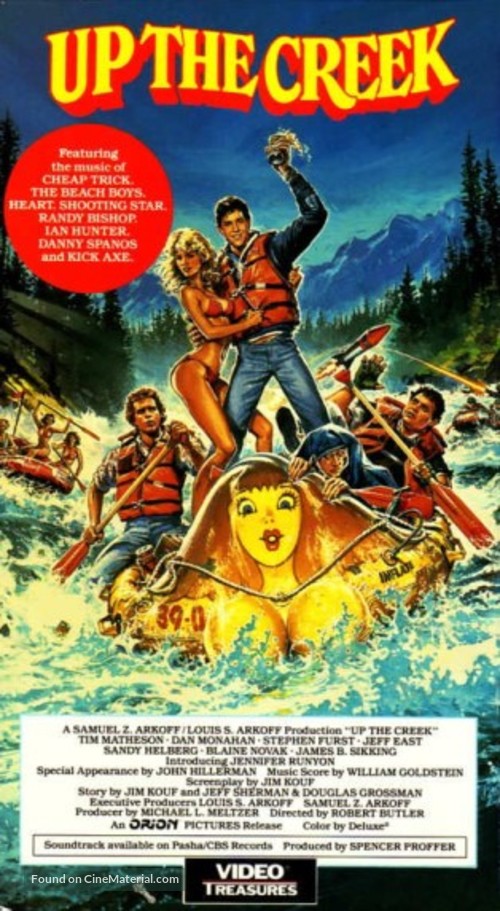 Up the Creek - VHS movie cover