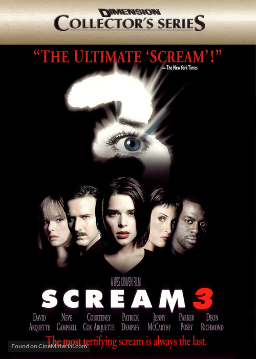 Scream 3 - DVD movie cover