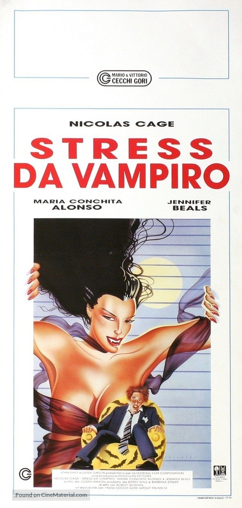 Vampire&#039;s Kiss - Italian Movie Poster