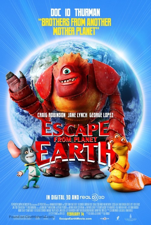 Escape from Planet Earth - Movie Poster