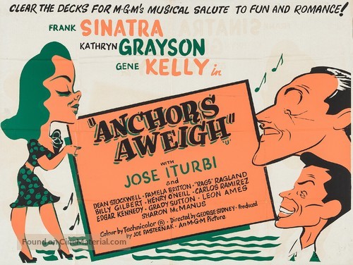 Anchors Aweigh - British Movie Poster