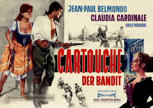 Cartouche - German Movie Poster