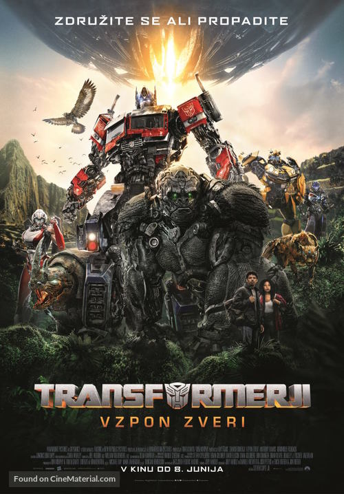 Transformers: Rise of the Beasts - Slovenian Movie Poster