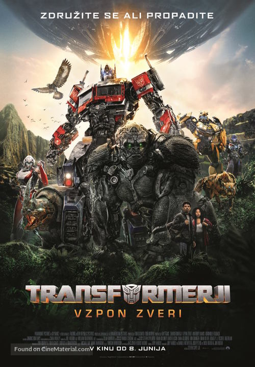 Transformers: Rise of the Beasts - Slovenian Movie Poster