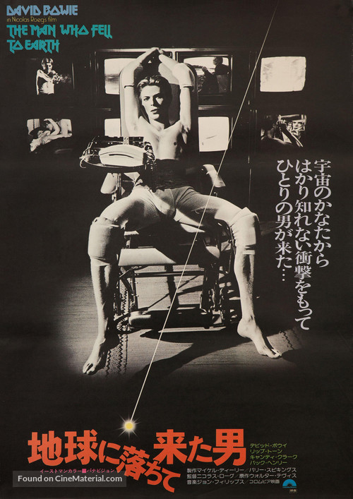The Man Who Fell to Earth - Japanese Movie Poster
