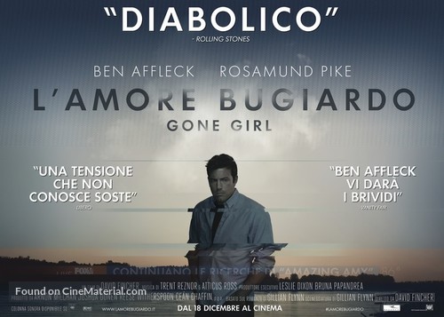 Gone Girl - Italian Movie Poster