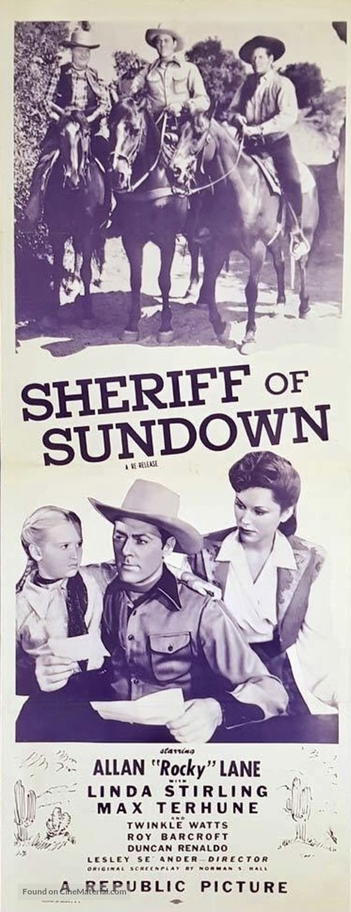 Sheriff of Sundown - Movie Poster