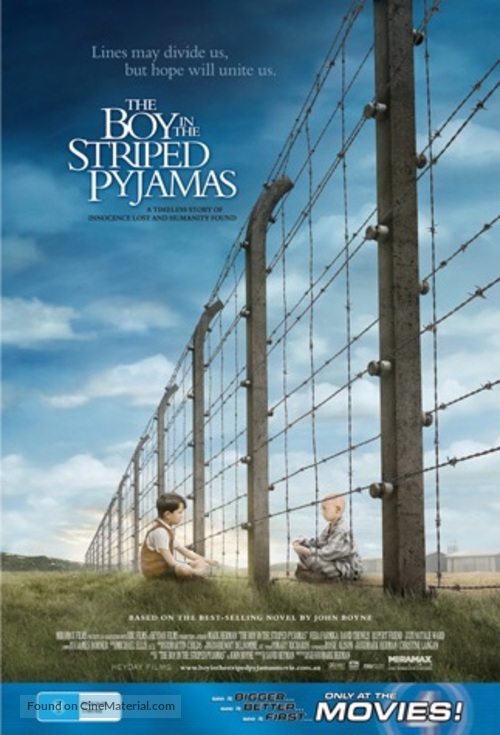 The Boy in the Striped Pyjamas - Australian Movie Poster