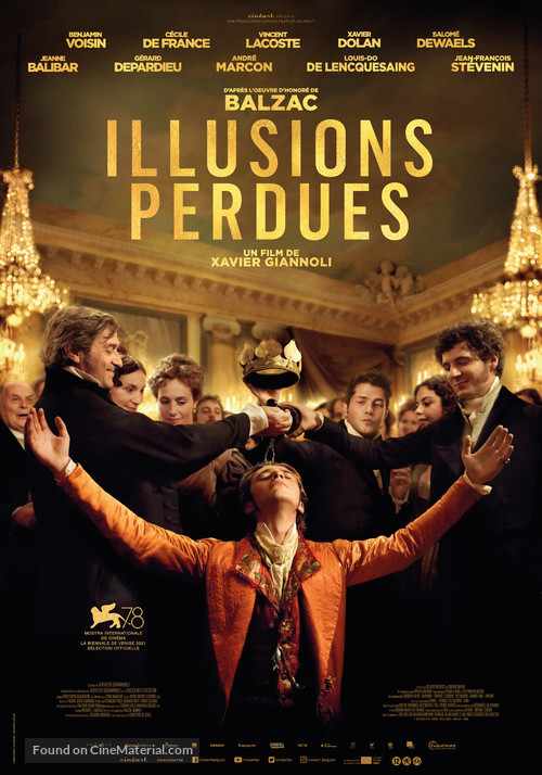 Illusions perdues - Belgian Movie Poster