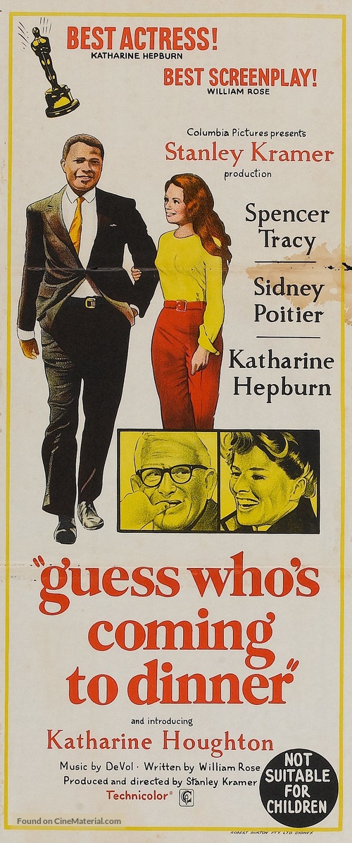Guess Who's Coming to Dinner - Australian Movie Poster
