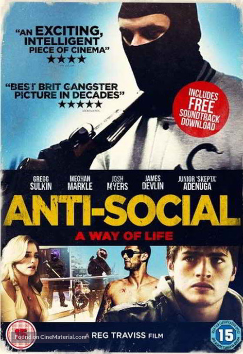 Anti-Social - British Movie Cover