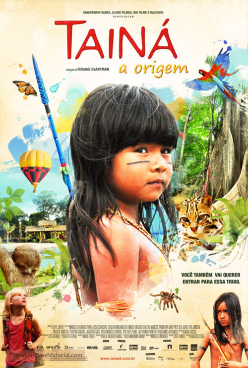 Tain&aacute; 3 - A Origem - Brazilian Movie Poster